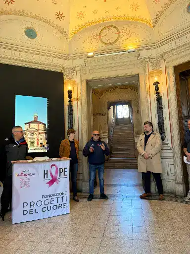 Presentazione durante evento di prevenzione dermatologica organizzato da HOPE, patrocinato da Nebulo.